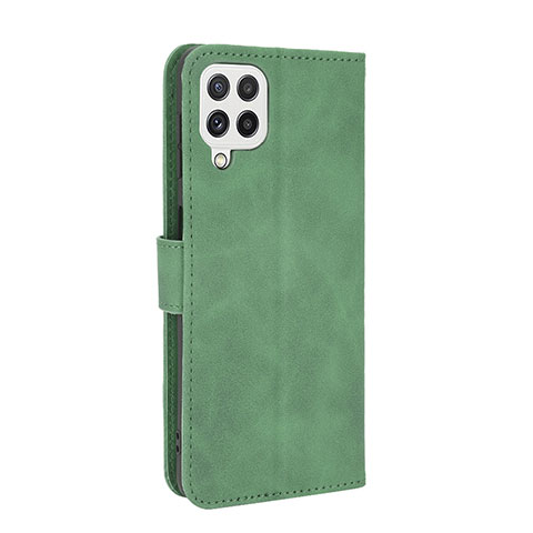 Custodia Portafoglio In Pelle Cover con Supporto L08Z per Samsung Galaxy A22 4G Verde