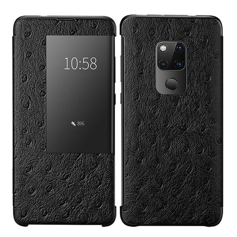 Custodia Portafoglio In Pelle Cover con Supporto L09 per Huawei Mate 20 Nero