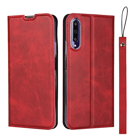 Custodia Portafoglio In Pelle Cover con Supporto L09 per Huawei Y9s Rosso