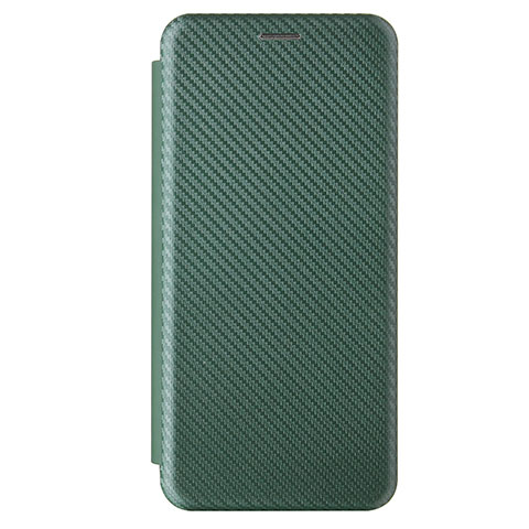 Custodia Portafoglio In Pelle Cover con Supporto L09Z per Samsung Galaxy A02s Verde
