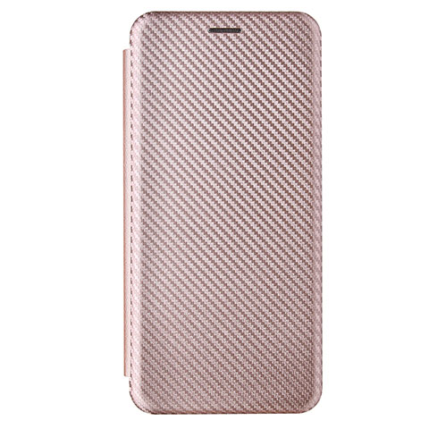 Custodia Portafoglio In Pelle Cover con Supporto L09Z per Samsung Galaxy F02S SM-E025F Oro Rosa