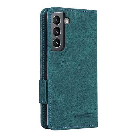 Custodia Portafoglio In Pelle Cover con Supporto L09Z per Samsung Galaxy S22 Plus 5G Verde