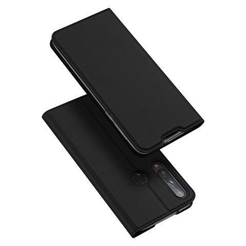 Custodia Portafoglio In Pelle Cover con Supporto L10 per Huawei P40 Lite E Nero