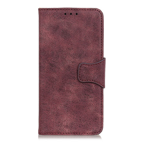 Custodia Portafoglio In Pelle Cover con Supporto L11 per Huawei P40 Lite Rosso Rosa