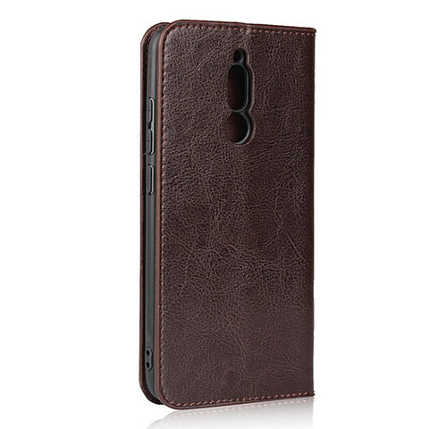 Custodia Portafoglio In Pelle Cover con Supporto L11 per Xiaomi Redmi 8 Marrone