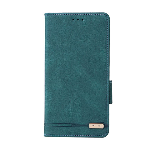 Custodia Portafoglio In Pelle Cover con Supporto L11Z per Samsung Galaxy A22 5G Verde