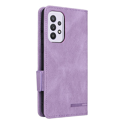 Custodia Portafoglio In Pelle Cover con Supporto L11Z per Samsung Galaxy A33 5G Viola