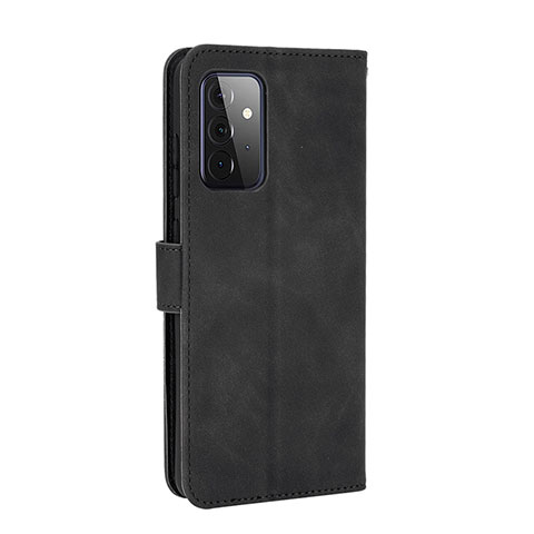 Custodia Portafoglio In Pelle Cover con Supporto L12Z per Samsung Galaxy A72 5G Nero