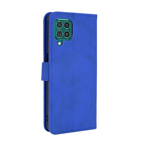 Custodia Portafoglio In Pelle Cover con Supporto L12Z per Samsung Galaxy F62 5G Blu