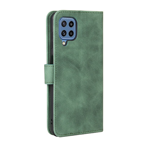 Custodia Portafoglio In Pelle Cover con Supporto L12Z per Samsung Galaxy M32 4G Verde