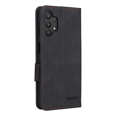 Custodia Portafoglio In Pelle Cover con Supporto L13Z per Samsung Galaxy A32 5G Nero