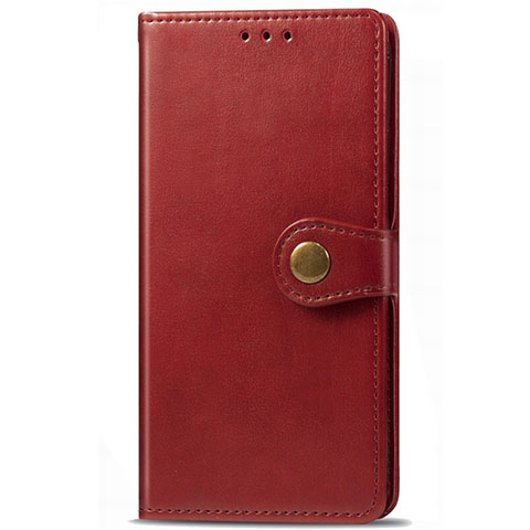 Custodia Portafoglio In Pelle Cover con Supporto L14 per Huawei P Smart Pro (2019) Rosso