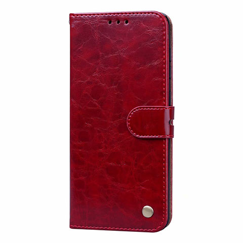 Custodia Portafoglio In Pelle Cover con Supporto L16 per Samsung Galaxy A31 Rosso