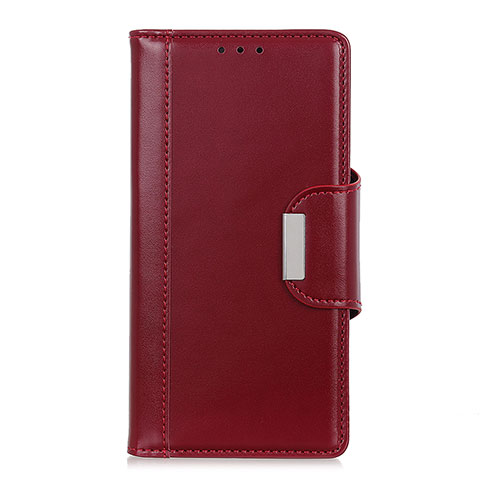 Custodia Portafoglio In Pelle Cover con Supporto L16 per Samsung Galaxy A41 Rosso Rosa