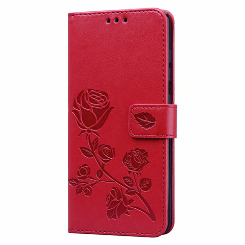 Custodia Portafoglio In Pelle Cover con Supporto L17 per Samsung Galaxy A51 5G Rosso