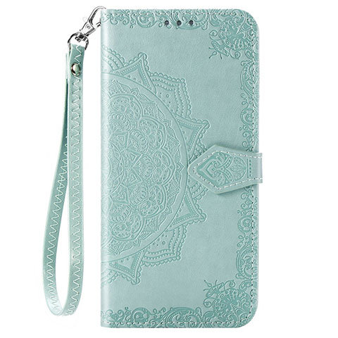 Custodia Portafoglio In Pelle Cover con Supporto L18 per Huawei Honor 9C Verde