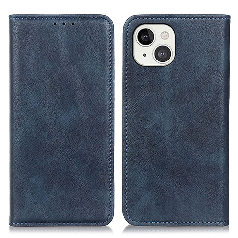 Custodia Portafoglio In Pelle Cover con Supporto L26 per Apple iPhone 13 Blu