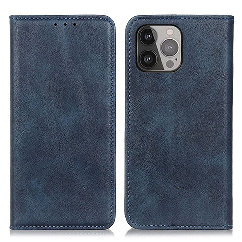 Custodia Portafoglio In Pelle Cover con Supporto L26 per Apple iPhone 13 Pro Blu