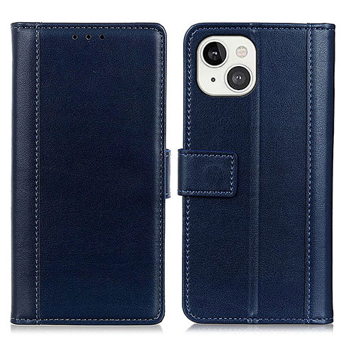 Custodia Portafoglio In Pelle Cover con Supporto L28 per Apple iPhone 13 Mini Blu