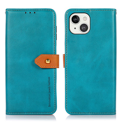 Custodia Portafoglio In Pelle Cover con Supporto L29 per Apple iPhone 13 Blu