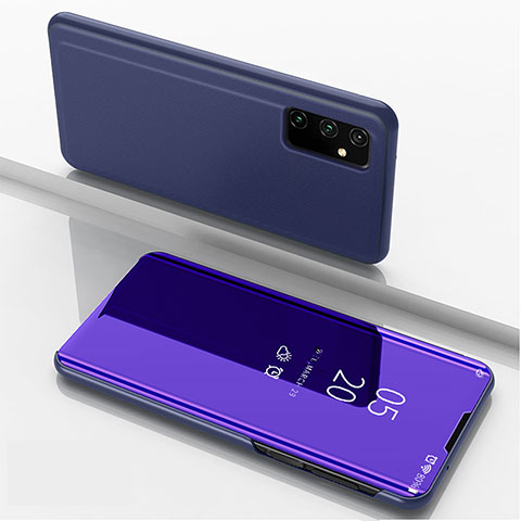 Custodia Portafoglio In Pelle Cover con Supporto Laterale Specchio Cover ZL1 per Samsung Galaxy A34 5G Viola