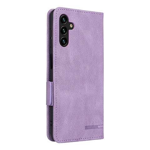 Custodia Portafoglio In Pelle Cover con Supporto LZ4 per Samsung Galaxy A04s Viola