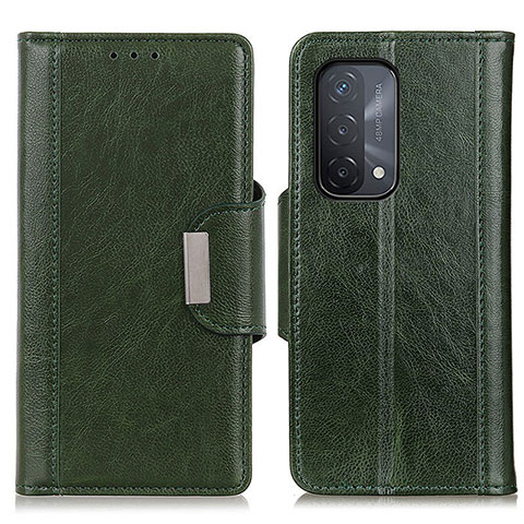 Custodia Portafoglio In Pelle Cover con Supporto M01L per OnePlus Nord N200 5G Verde