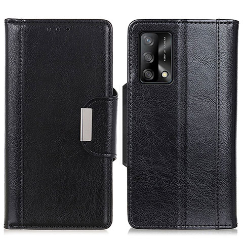 Custodia Portafoglio In Pelle Cover con Supporto M01L per Oppo A74 4G Nero