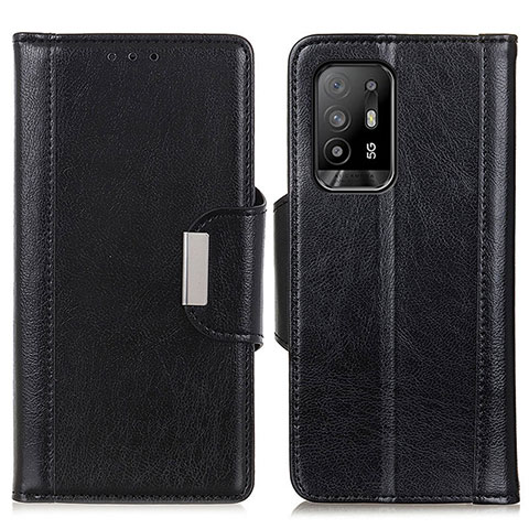 Custodia Portafoglio In Pelle Cover con Supporto M01L per Oppo A94 5G Nero