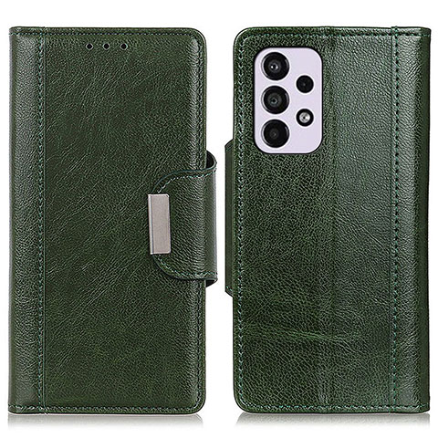 Custodia Portafoglio In Pelle Cover con Supporto M01L per Samsung Galaxy A33 5G Verde