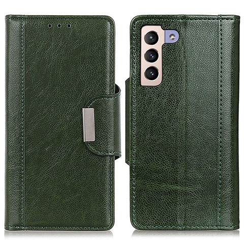 Custodia Portafoglio In Pelle Cover con Supporto M01L per Samsung Galaxy S22 Plus 5G Verde