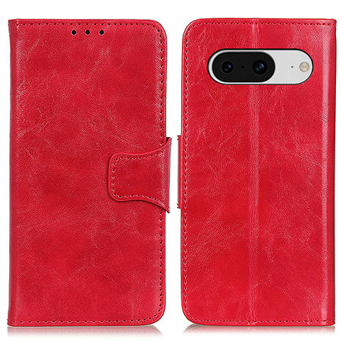 Custodia Portafoglio In Pelle Cover con Supporto M02L per Google Pixel 8 5G Rosso