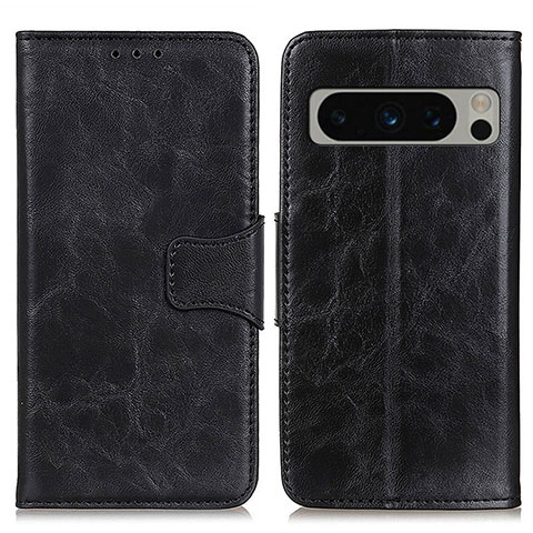 Custodia Portafoglio In Pelle Cover con Supporto M02L per Google Pixel 8 Pro 5G Nero