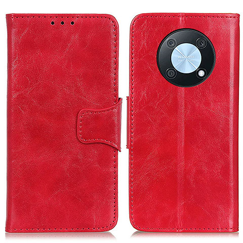 Custodia Portafoglio In Pelle Cover con Supporto M02L per Huawei Enjoy 50 Pro Rosso