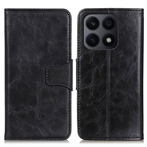 Custodia Portafoglio In Pelle Cover con Supporto M02L per Huawei Honor X8a 4G Nero