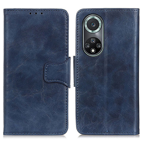 Custodia Portafoglio In Pelle Cover con Supporto M02L per Huawei Nova 9 Pro Blu