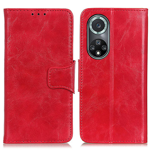 Custodia Portafoglio In Pelle Cover con Supporto M02L per Huawei Nova 9 Pro Rosso