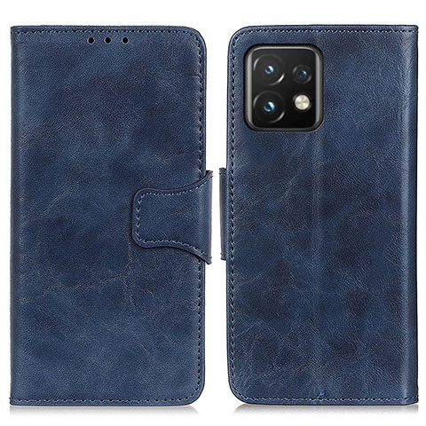 Custodia Portafoglio In Pelle Cover con Supporto M02L per Motorola Moto Edge 40 Pro 5G Blu