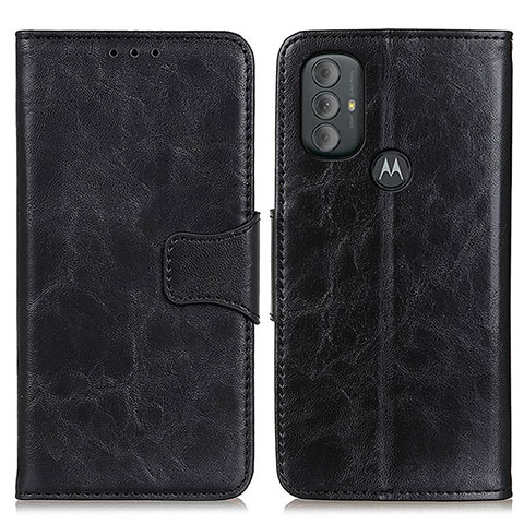 Custodia Portafoglio In Pelle Cover con Supporto M02L per Motorola Moto G Play Gen 2 Nero