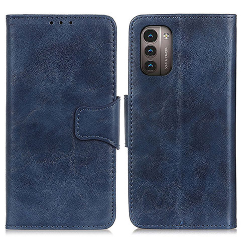 Custodia Portafoglio In Pelle Cover con Supporto M02L per Nokia G11 Blu