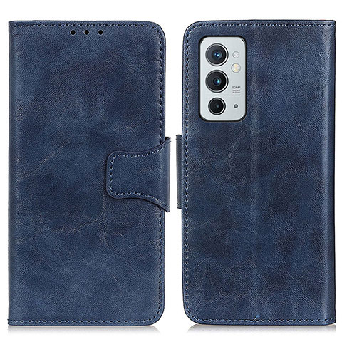 Custodia Portafoglio In Pelle Cover con Supporto M02L per OnePlus 9RT 5G Blu