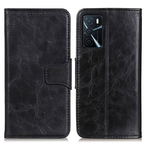 Custodia Portafoglio In Pelle Cover con Supporto M02L per Oppo A16s Nero