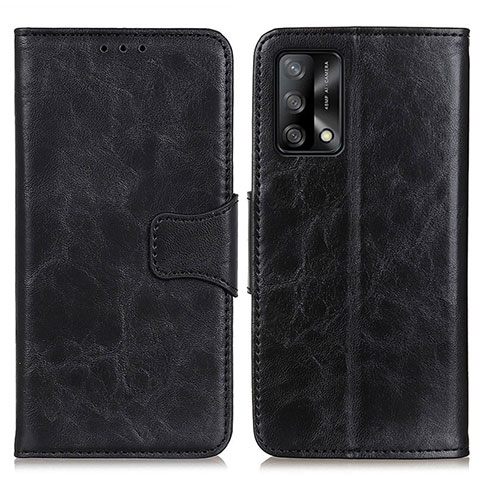 Custodia Portafoglio In Pelle Cover con Supporto M02L per Oppo A74 4G Nero