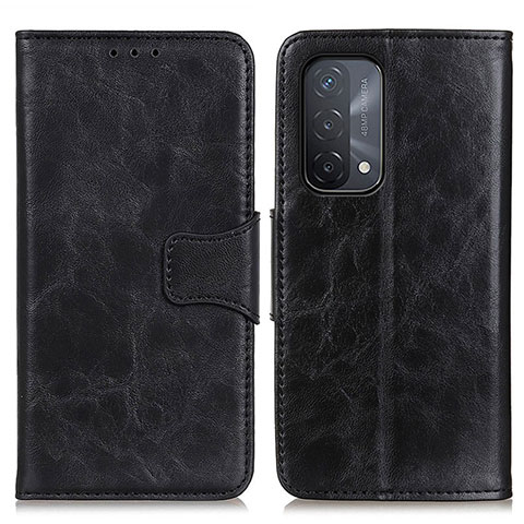 Custodia Portafoglio In Pelle Cover con Supporto M02L per Oppo A74 5G Nero