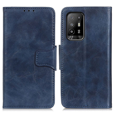 Custodia Portafoglio In Pelle Cover con Supporto M02L per Oppo A94 5G Blu