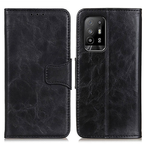 Custodia Portafoglio In Pelle Cover con Supporto M02L per Oppo A94 5G Nero