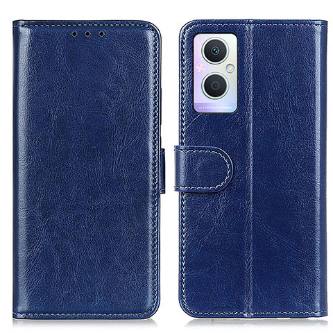 Custodia Portafoglio In Pelle Cover con Supporto M02L per Oppo F21s Pro 5G Blu