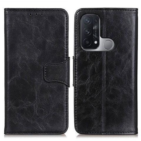 Custodia Portafoglio In Pelle Cover con Supporto M02L per Oppo Reno5 A Nero