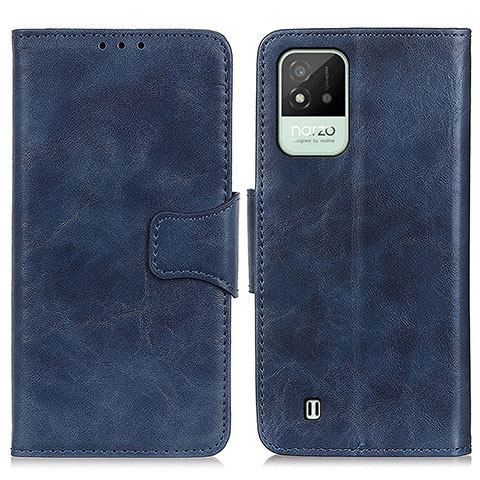 Custodia Portafoglio In Pelle Cover con Supporto M02L per Realme C11 (2021) Blu