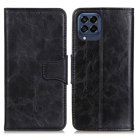 Custodia Portafoglio In Pelle Cover con Supporto M02L per Samsung Galaxy M53 5G Nero